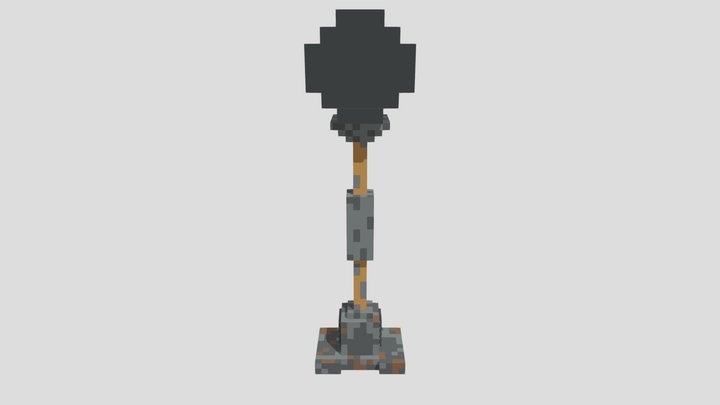 Poppy Playtime Puzzle Pole 3D Model