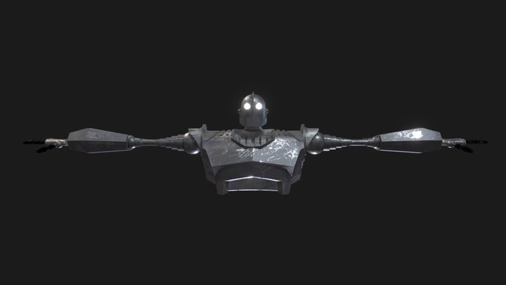 Iron Giant Front On - KNB127 3D Model