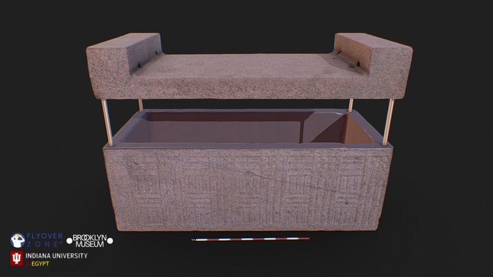 3D rendering of Giza Sarcophagus
