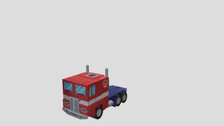G1 Optimus Prime Low Poly 3D Model