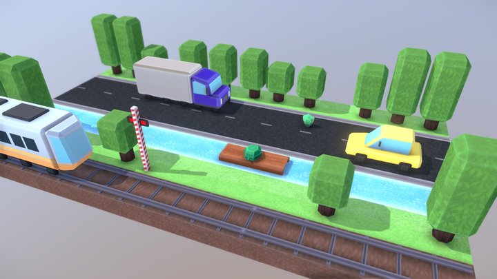 Road Traffic Set - Turtle Trouble 3D Model