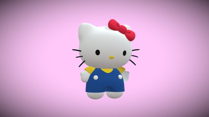 Hello Kitty 3D Model