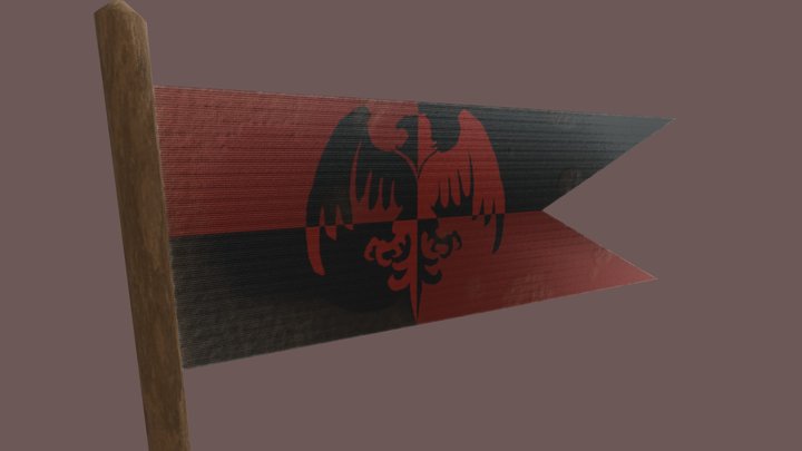 Mason flag chivalry 2 3D Model