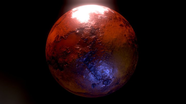 Red planet 3D Model