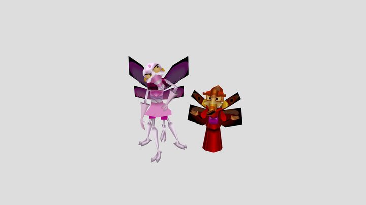 Glycerine and Sylazide Commission 3D Model