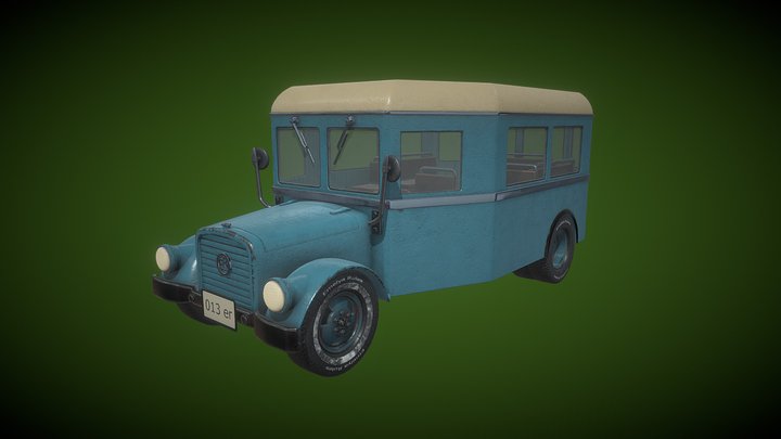 Retro Bus – Modelo 3D gratuito STL
