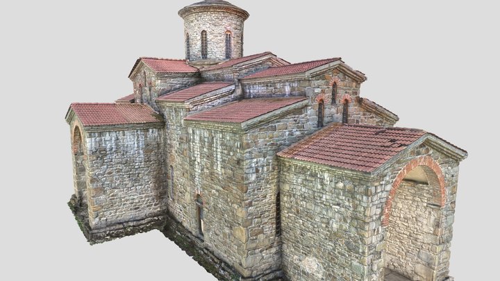 Christian church of the 10th century 3D Model