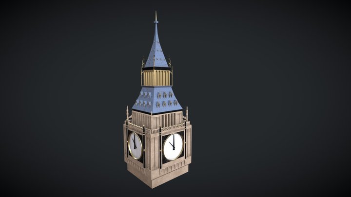 Big Ben Final 3D Model