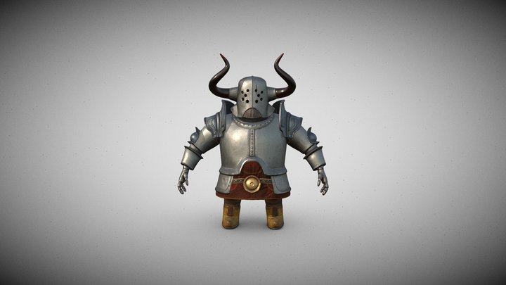 Gladiator Knight 3D Model