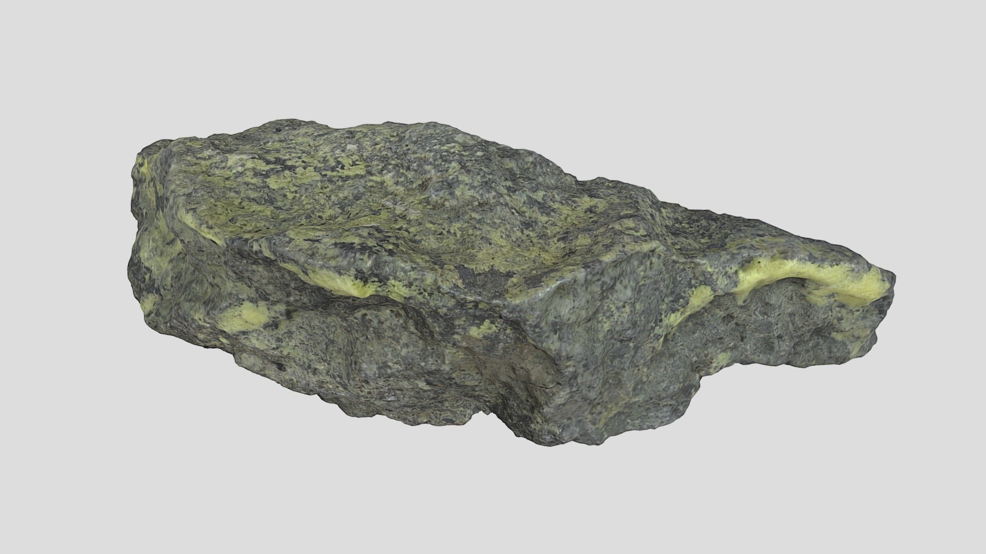 Sulfur on pyroclastic material - Copahue volcano - 3D model by Institut ...