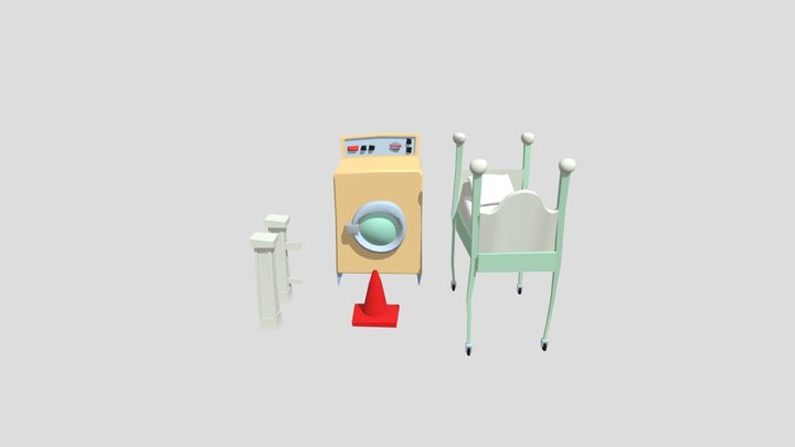 Random Stuff Objects 3D Model