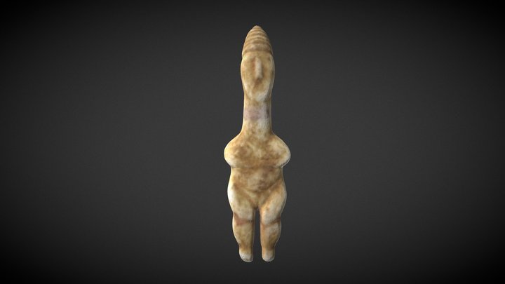 Female figurine of the Plastiras type 3D Model