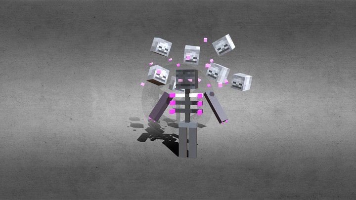 Wither God (Minecraft mob) 3D Model