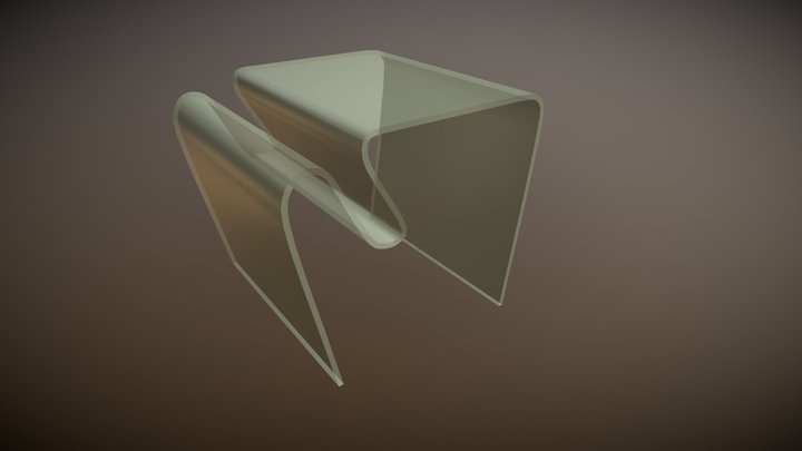 Glass Table 3D Model