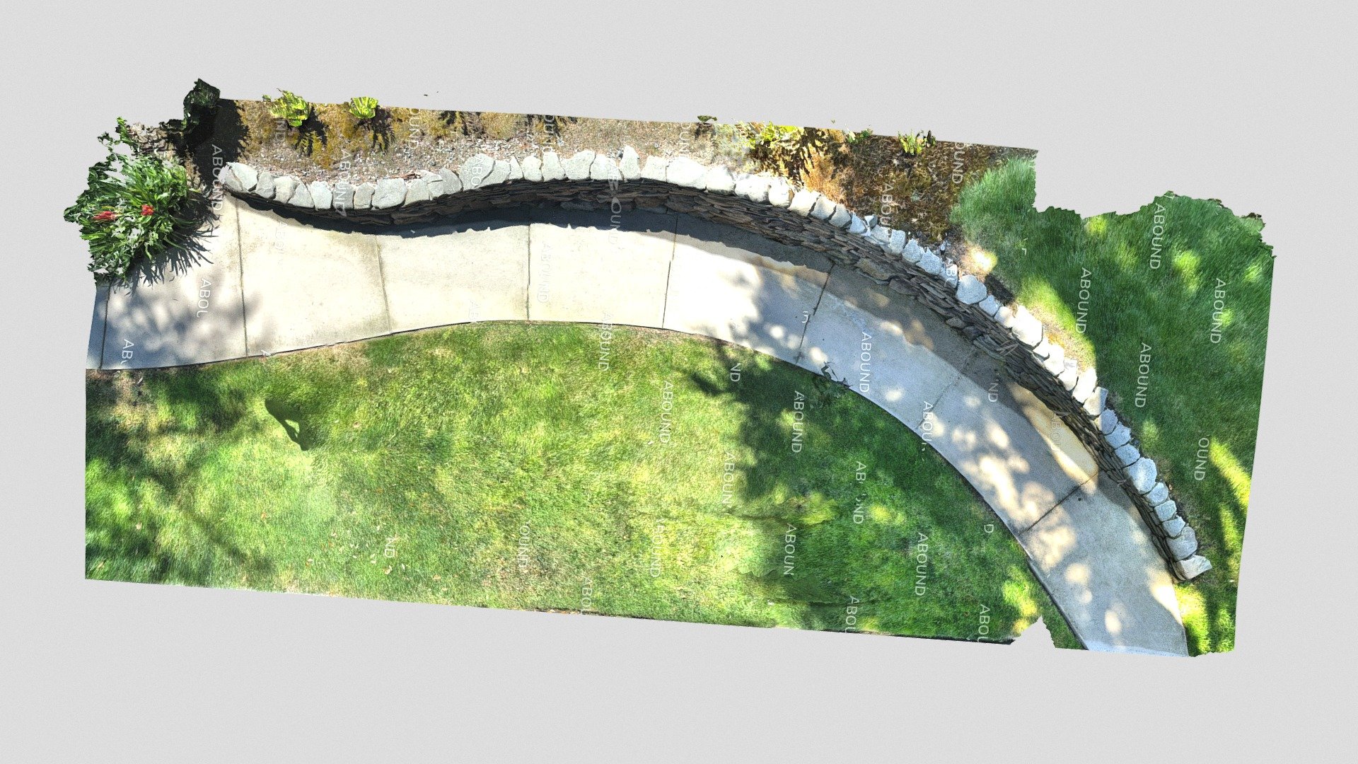 Sidewalk & stone wall (7): Forge OBJ