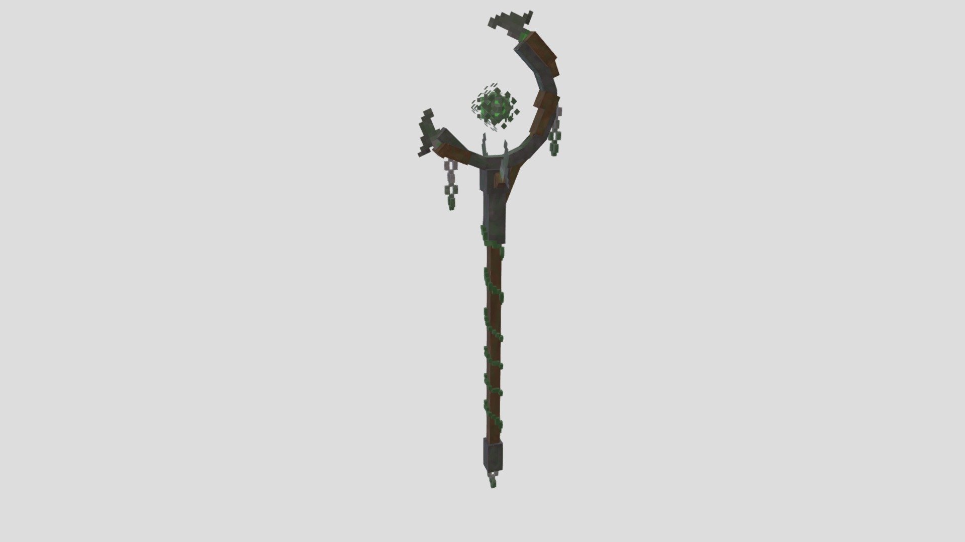 Staff Of Nature - 3d Model By John4er [5eb694d] - Sketchfab