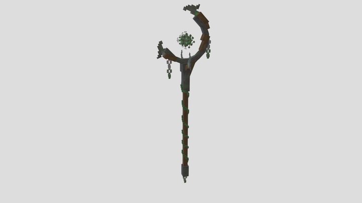 Staff of nature 3D Model