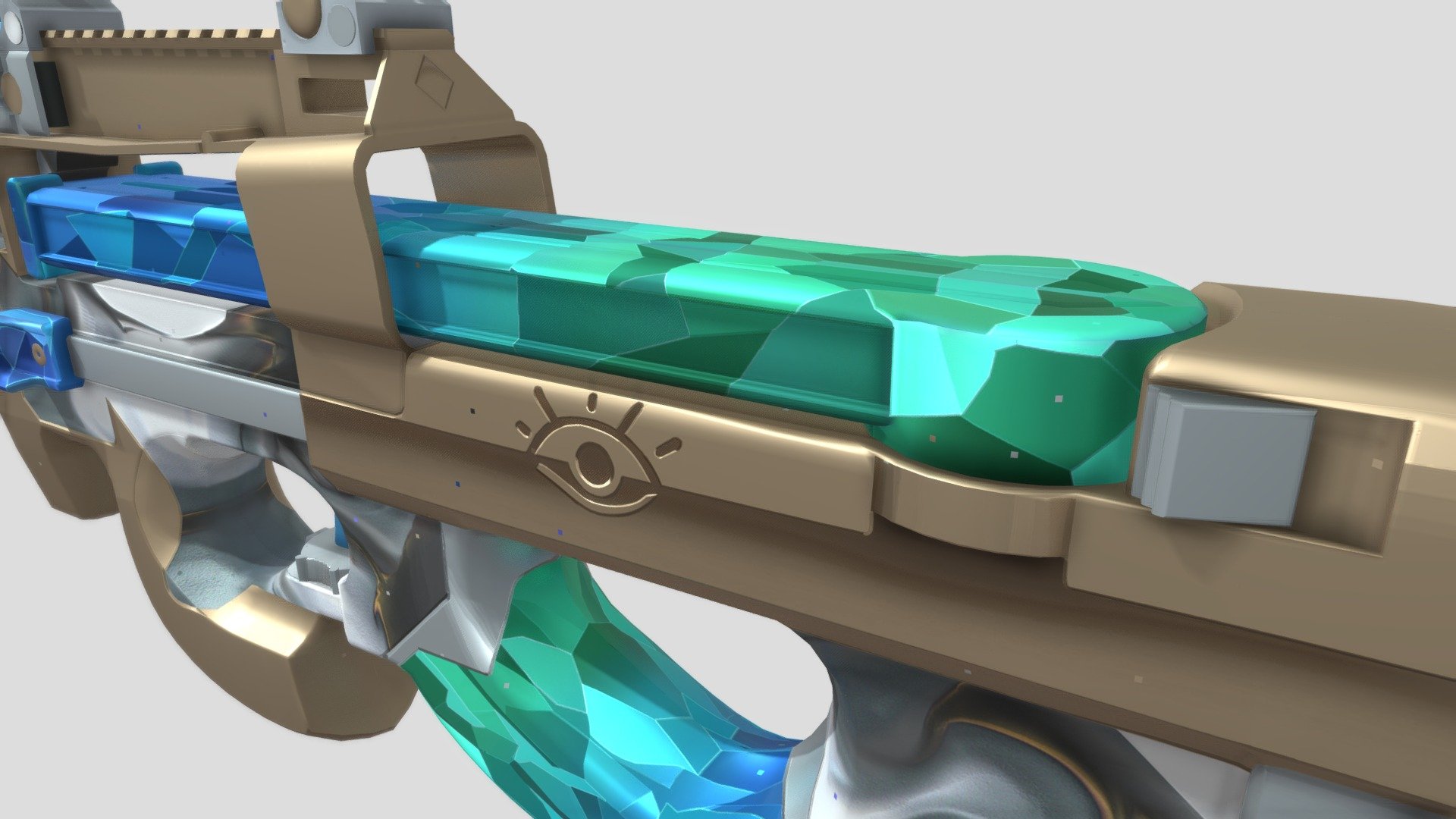 CS:GO SKIN DESIGN: P90 - Ancient - 3D model by Not_wLan [5eb6f65 ...