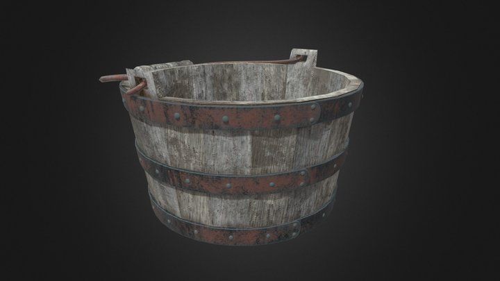 Dingy Bucket 3D Model
