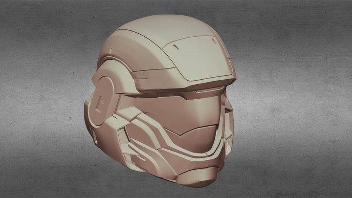 Mjolnir Gen 2 ODST Helmet .stl (Free) 3D Model