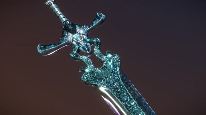 Watahr Great Sword 3D Model