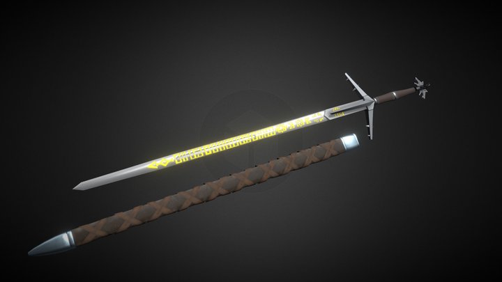 The Witcher 3 - Aerondight Sword 3D Model
