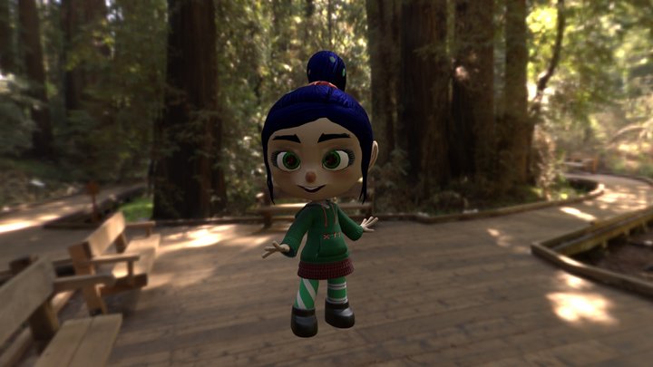 Vanellope Von Schweetz 3D Model
