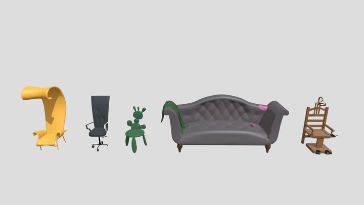 Secondary forms 3D Model