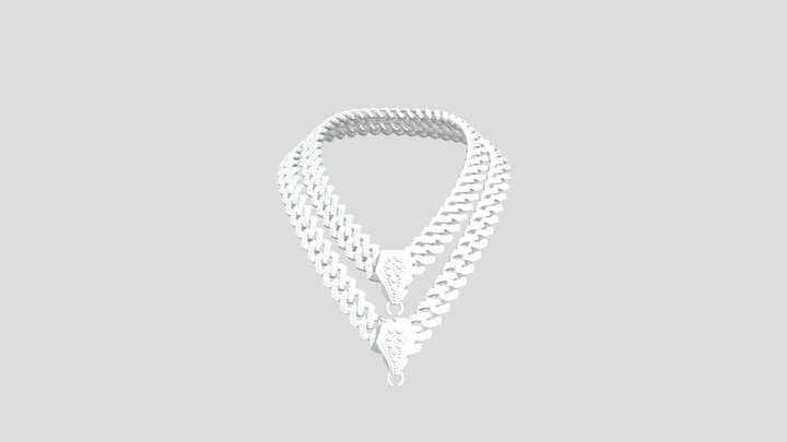 Cuban Link double Chain 3D Model