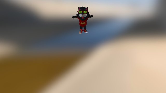 Dance Cat 3D Model