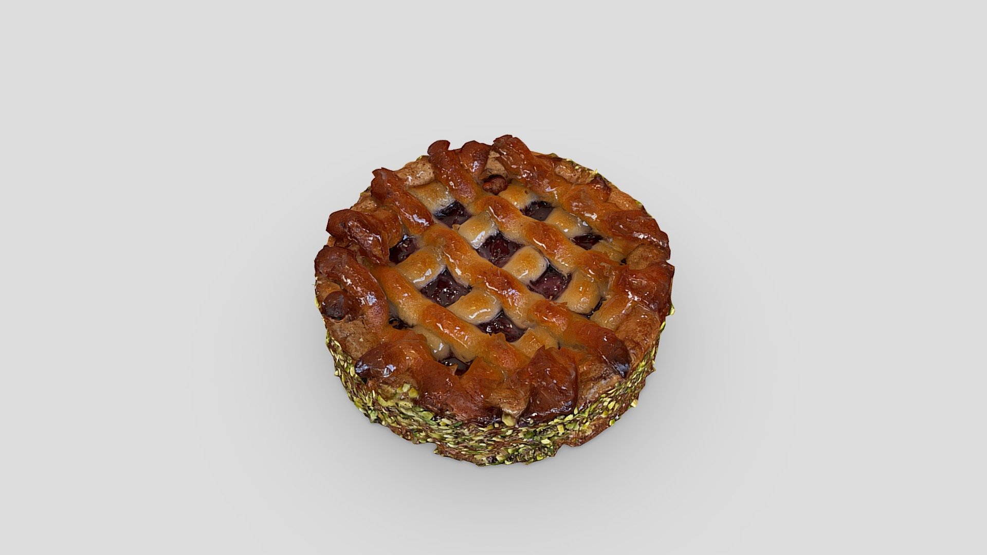 Marzipan Berry Fruit Cake - Download Free 3D model by Qlone [5ebd4d6 ...