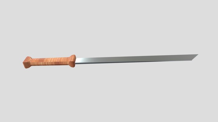 Basic one handed sword 3D Model