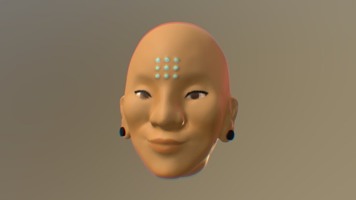 Human Zenyatta 3D Model