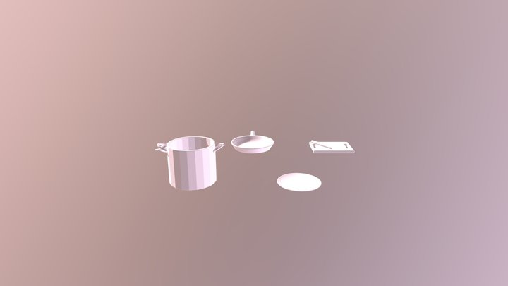 Cooking Assets 3D Model