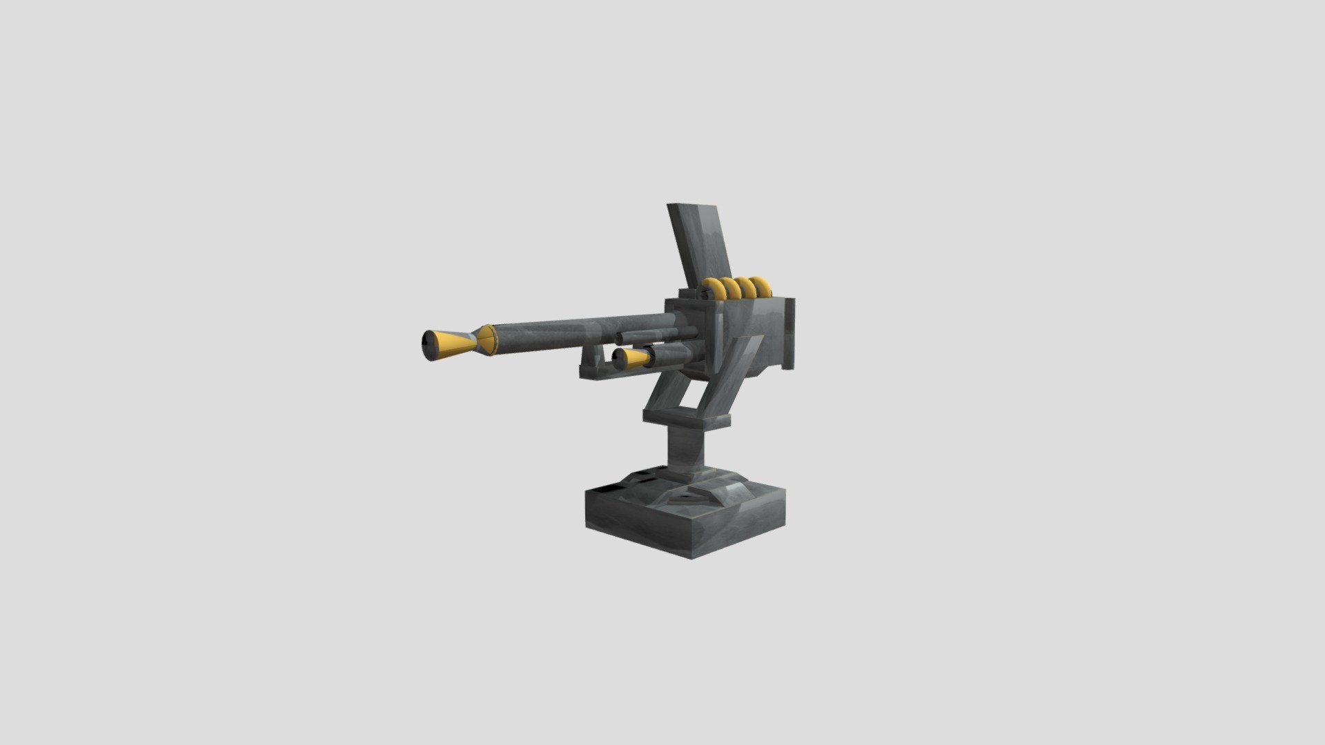 Turrent - Download Free 3D model by reidjj [5ebe0b4] - Sketchfab