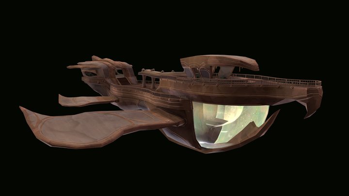 Star Catcher Ship Model 3D Model