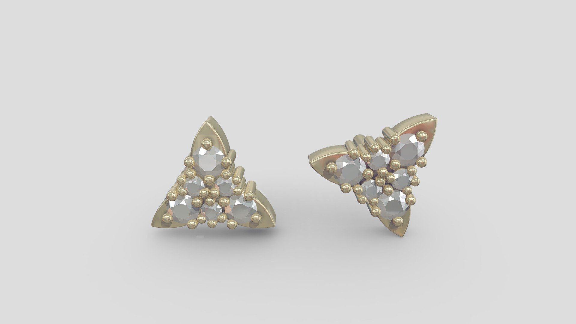 3 Leaves Studs