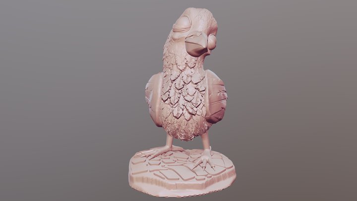 T Pose1_pomba Expressão _3_1 3D Model
