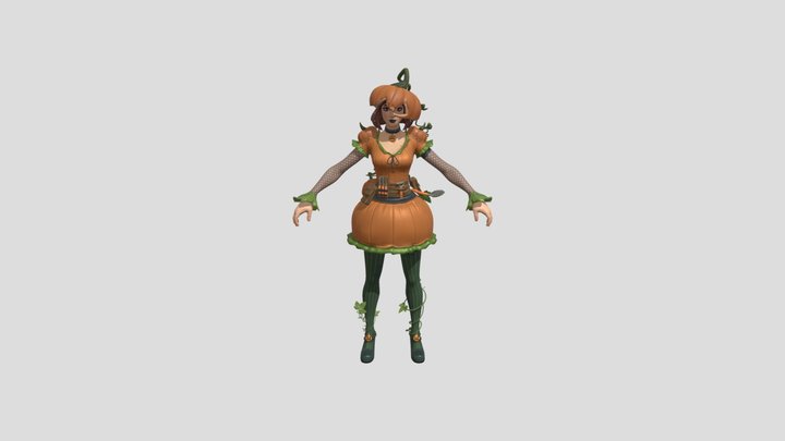 Fortnitemares: Patch Skin 3D Model