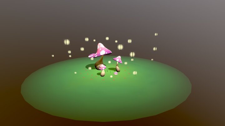 M1_SP23_ Mushroom 3D Model