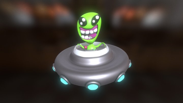 Goofy Green 3D Model