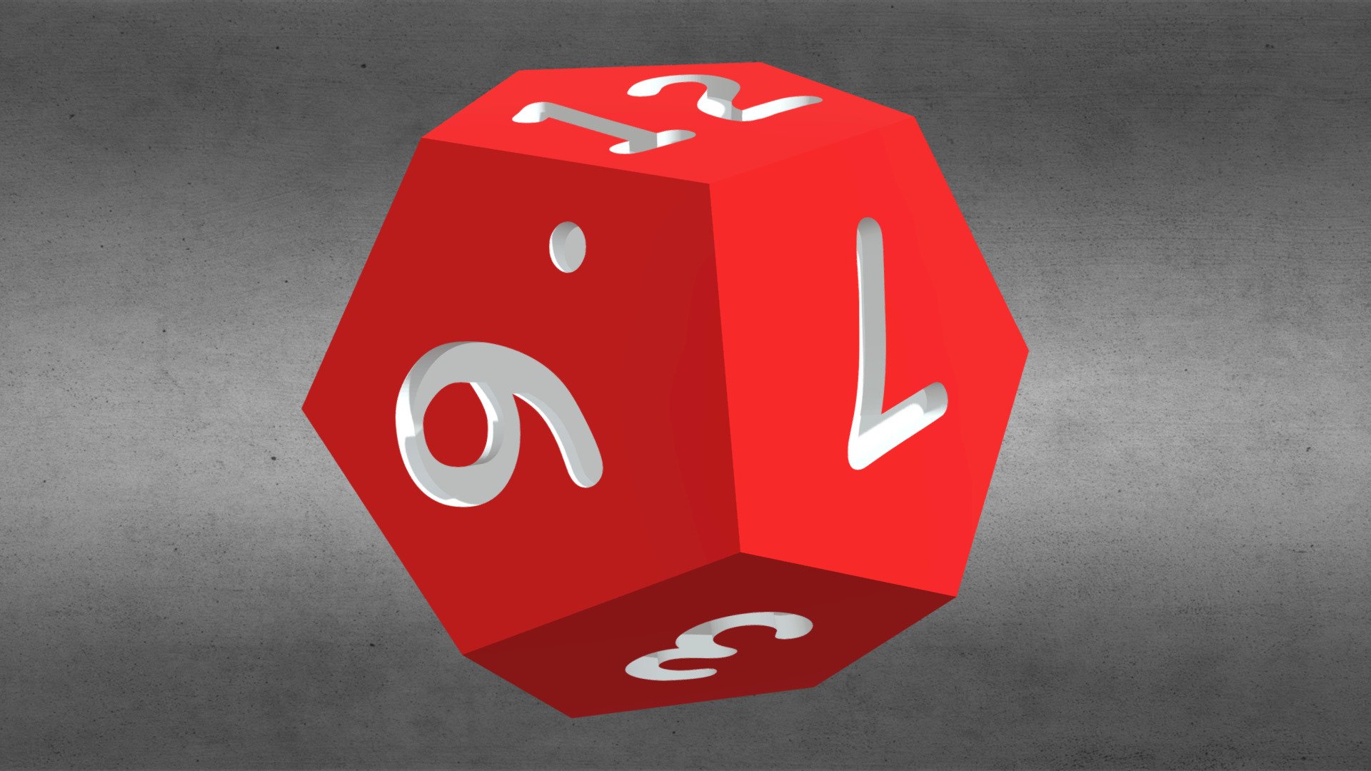 Dungeons & Dragons D12 Die (Re-Modeled) - 3D model by NinJOke [5ec1303 ...
