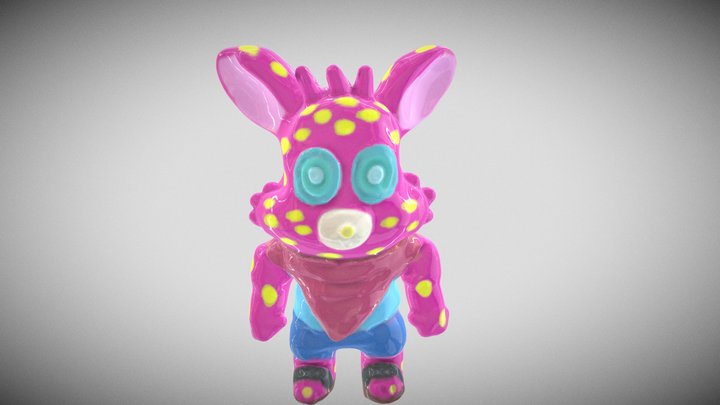 Funny Bunny 3D Model