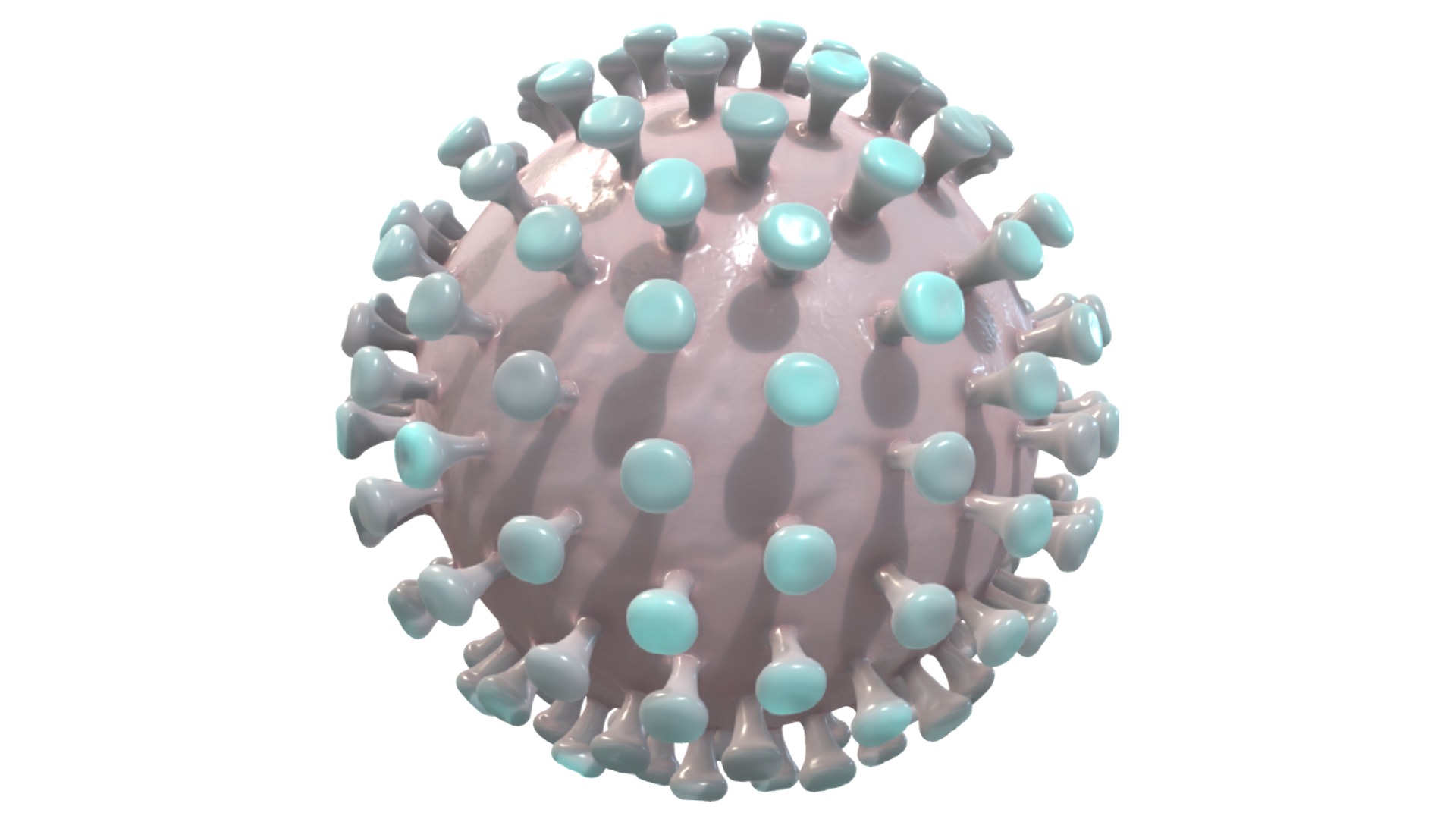 3D model Coronavirus nCoV - This is a 3D model of the Coronavirus nCoV. The 3D model is about a group of colorful beads.