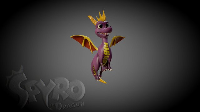Spyro the Dragon - Retrogasm Contest 3D Model
