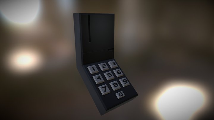 Game Ready Keypad 3D Model