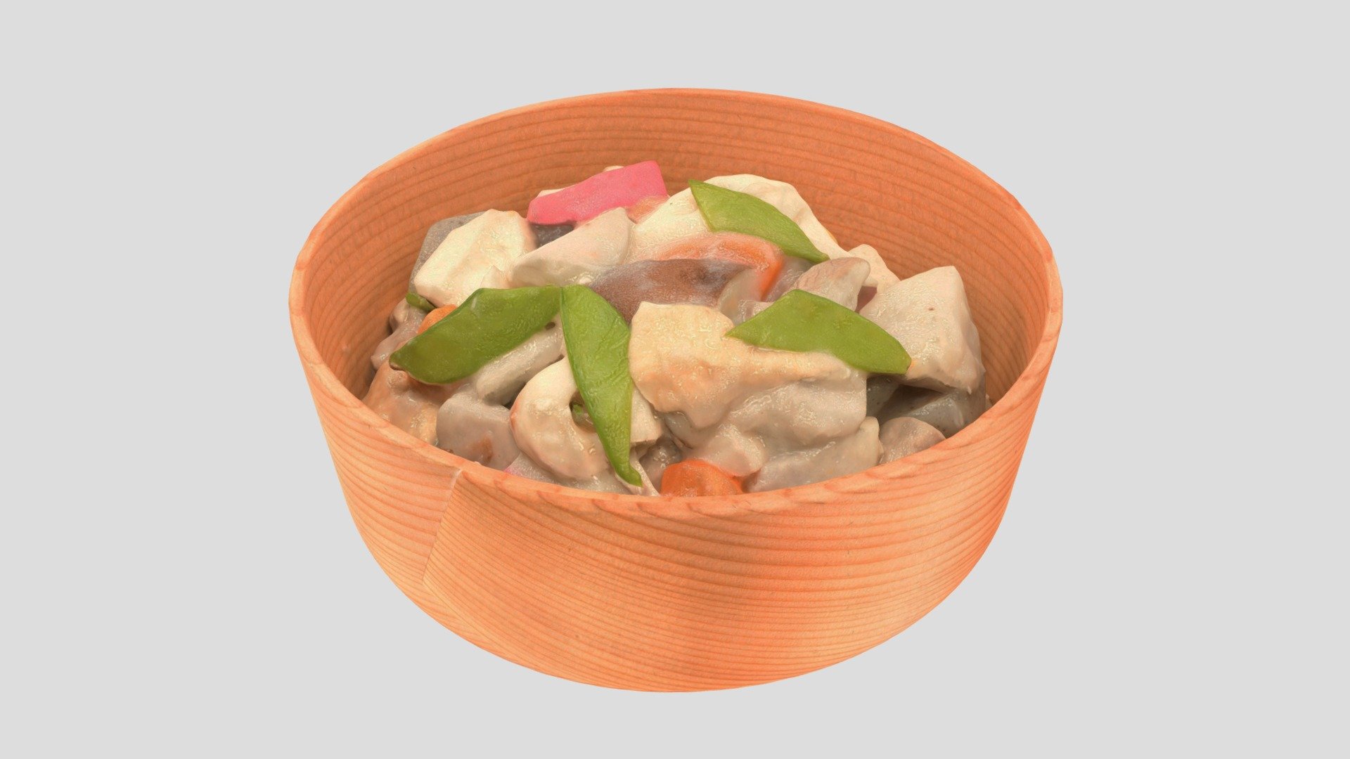 新潟「のっぺ」 チームとろみ "Noppe" Soup at Niigata Japan — Sketchfab embed 3D viewer