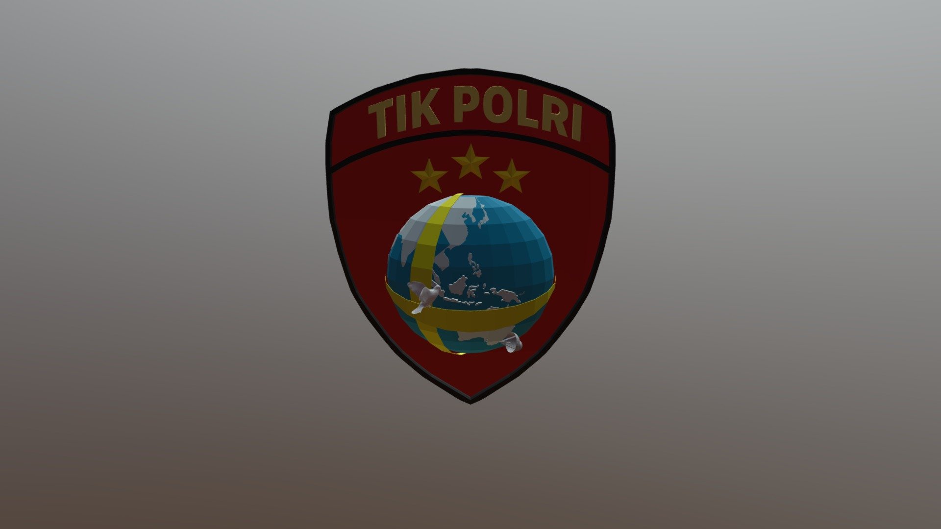 Logo TIK Polri - 3D model by Ikal.Ichwan (@Ikal.Ichwan) [5ec44de