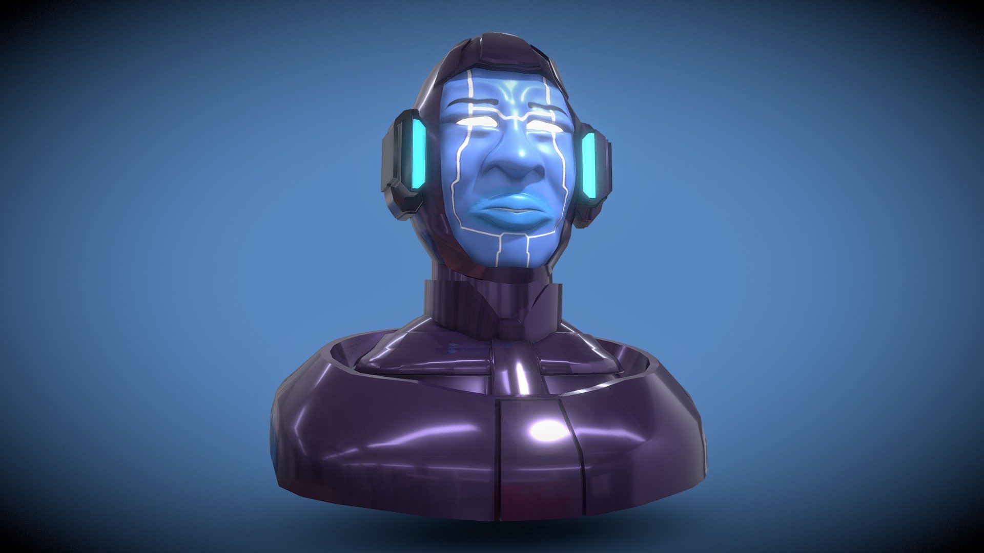 3D model Kang the Conqueror VR / AR / low-poly rigged