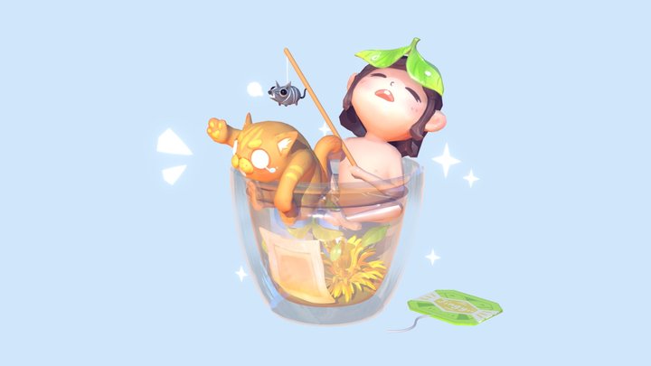Just want to relax 3D Model